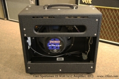Carr Sportsman 19 Watt 1x12 Amplifier, 2013  Full Rear View