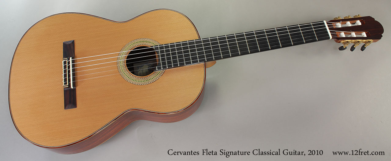 Cervantes Fleta Signature Classical Guitar, 2010 Full Front VIew