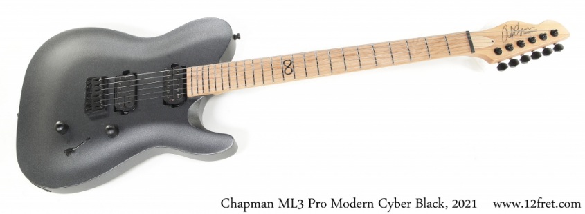 Chapman ML3 Pro Modern Cyber Black, 2021 Full Front View