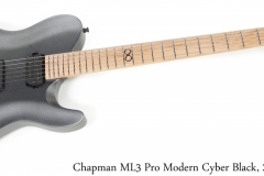 Chapman ML3 Pro Modern Cyber Black, 2021 Full Front View