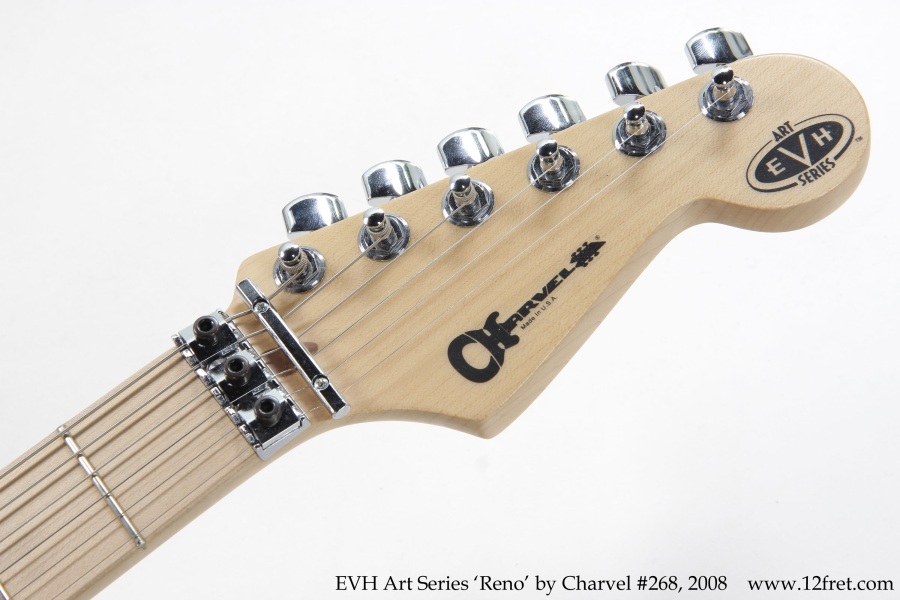 EVH Art Series 'Reno' by Charvel #268, 2008 Head Front View