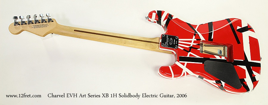 Charvel EVH Art Series XB 1H Solidbody Electric Guitar, 2006 Full Rear View