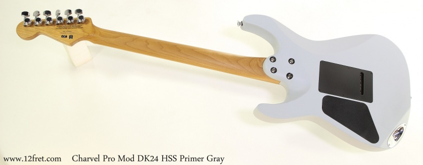 Charvel Pro Mod DK24 HSS Primer Gray Full Rear View