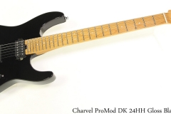 Charvel ProMod DK 24HH Gloss Black Full Front View