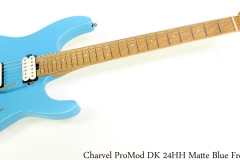 Charvel ProMod DK 24HH Matte Blue Frost Full Front View