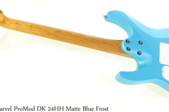 Charvel ProMod DK 24HH Matte Blue Frost Full Rear View