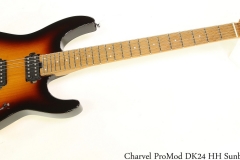 Charvel ProMod DK24 HH Sunburst Full Front View