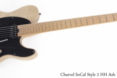 Charvel SoCal Style 2 HH Ash Natural Full Front View