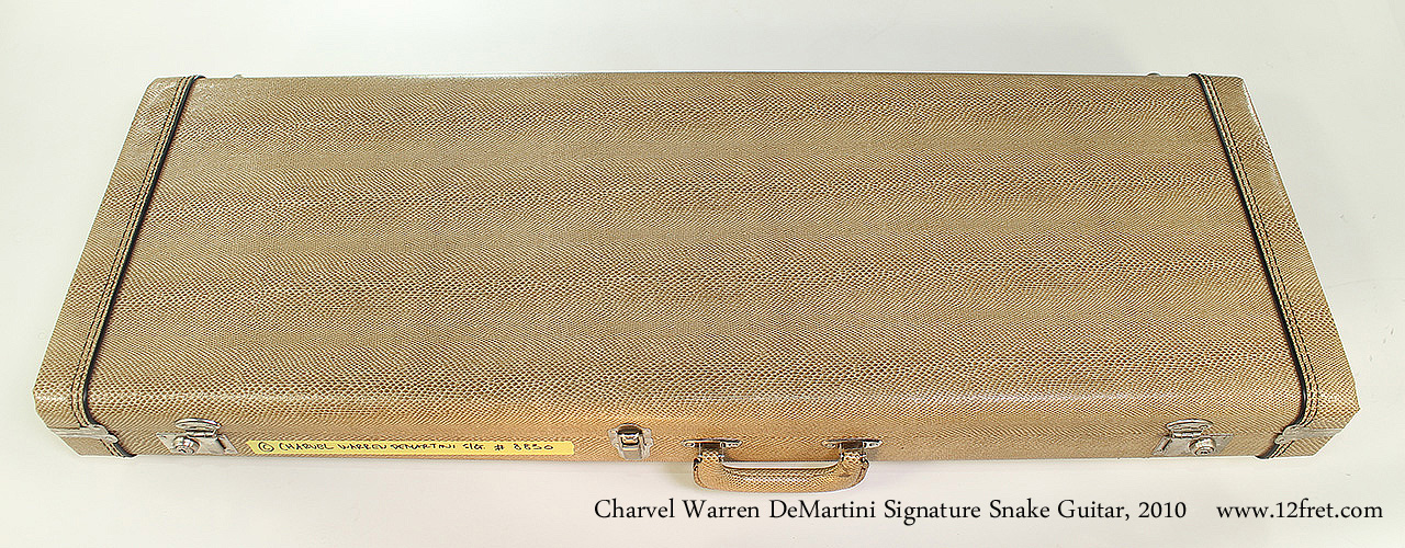 Charvel Warren DeMartini Signature Snake Guitar, 2010 Case Closed View