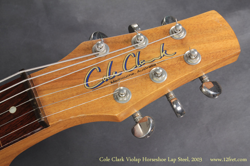 Cole Clark Violap Horseshoe Lap Steel 2003 head front