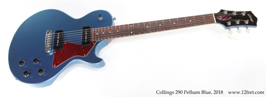 Collings 290 Pelham Blue, 2018 Full Front View