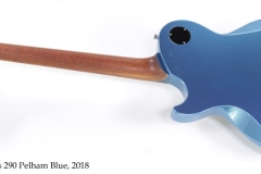 Collings 290 Pelham Blue, 2018 Full Rear View