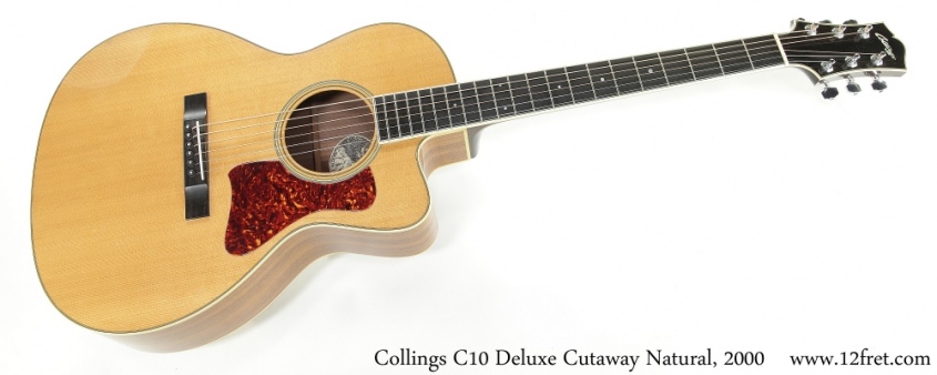 Collings C10 Deluxe Cutaway Natural, 2000 Full Front View