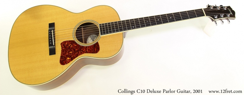 Collings C10 Deluxe Parlor Guitar, 2001 Full Front View