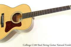 Collings C100 Steel String Guitar Natural Finish Full Front View