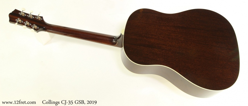 Collings CJ-35 GSB, 2019 Full Rear View