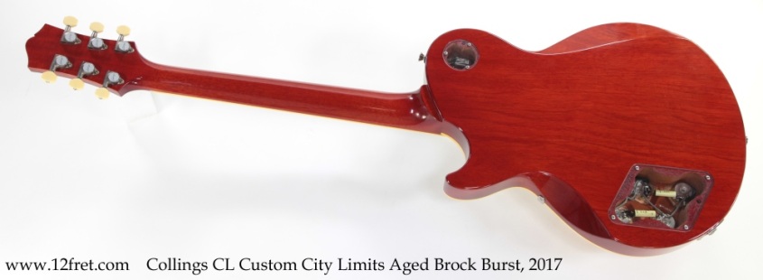 Collings CL Custom City Limits Aged Brock Burst, 2017 Full Rear View