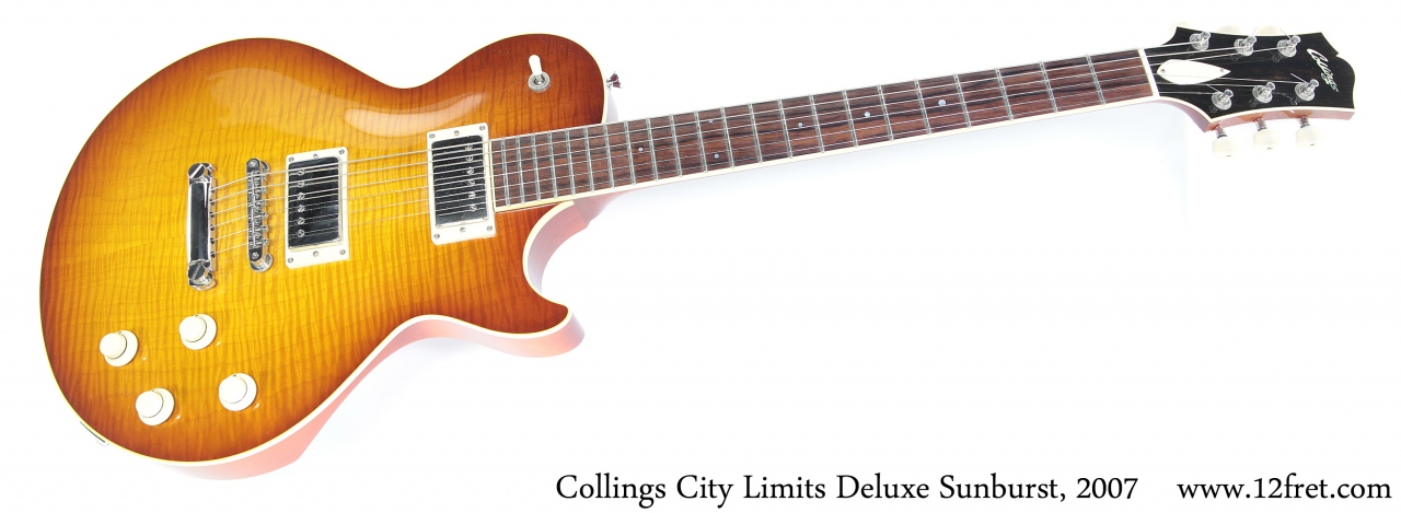 Collings City Limits Deluxe Sunburst, 2007 Full Front View