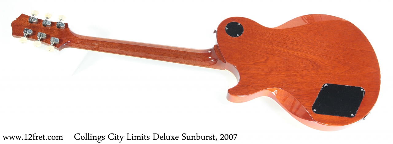 Collings City Limits Deluxe Sunburst, 2007 Full Rear View