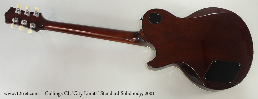 Collings CL 'City Limits' Standard Solidbody, 2001 Full Rear View