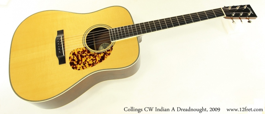 Collings CW Indian A Dreadnought, 2009 Full Front View