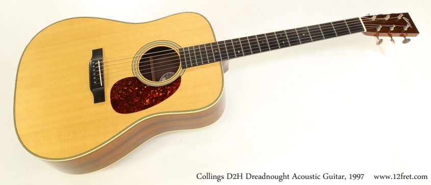 Collings D2H Dreadnought Acoustic Guitar, 1997   Full Front View