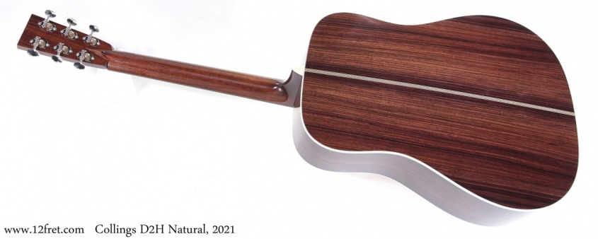 Collings D2H Natural, 2021 Full Rear View