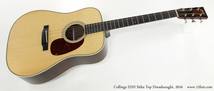 Collings D2H Sitka Top Dreadnought, 2016   Full Front VIew