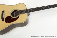 Collings D2H Sitka Top Dreadnought, 2016   Full Front VIew