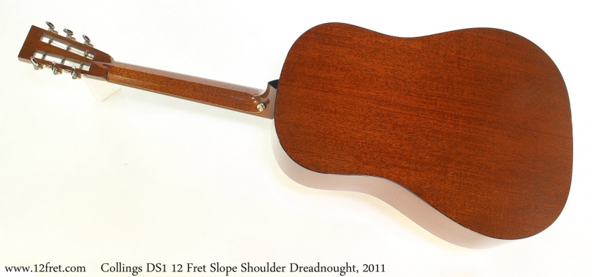 Collings DS1 12 Fret Slope Shoulder Dreadnought, 2011 Full Rear View