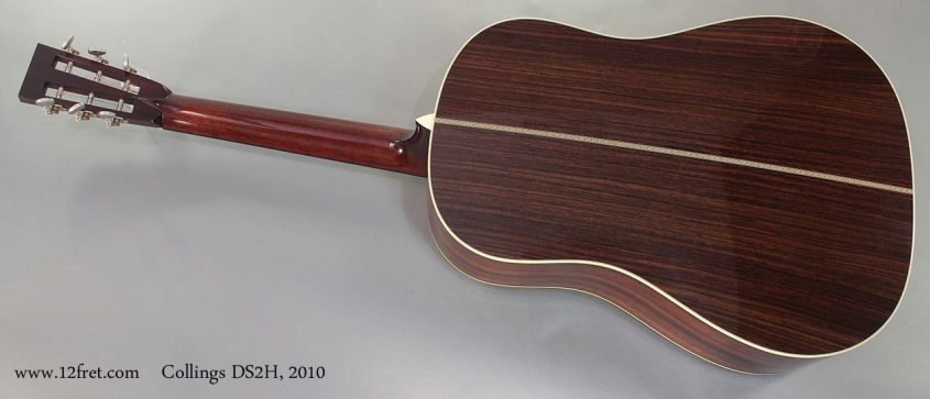 Collings DS2H 2010 full rear view