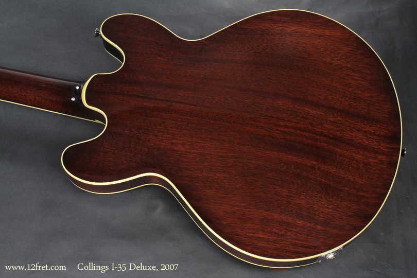 Collings I-35 Deluxe 2007 back