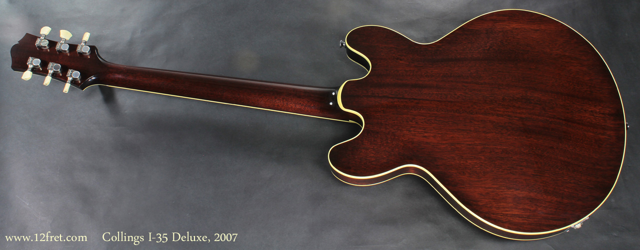 Collings I-35 Deluxe 2007 full rear view