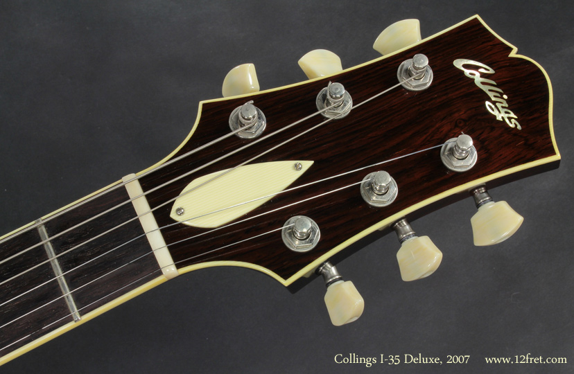 Collings I-35 Deluxe 2007 head front view