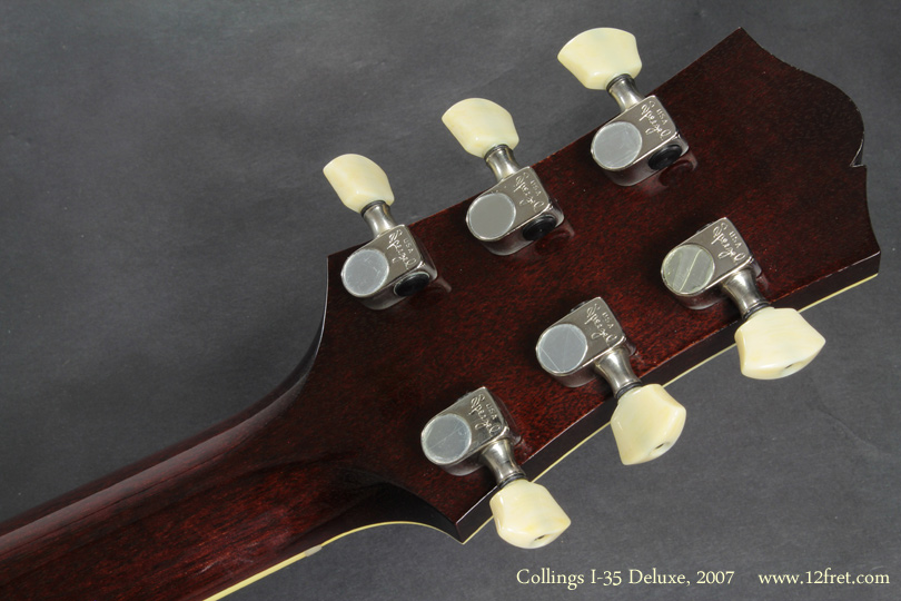 Collings I-35 Deluxe 2007 head rear view