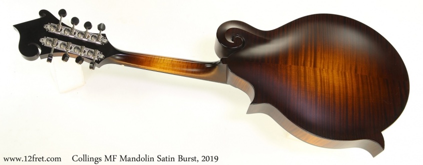 Collings MF Mandolin Satin Burst, 2019 Full Rear View