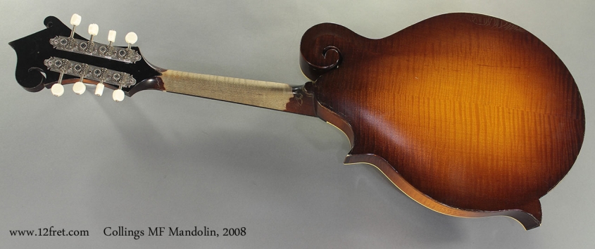 Collings MF Mandolin 2008 full rear view