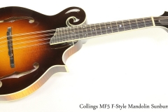 Collings MF5 F-Style Mandolin Sunburst 2012   Full Front View