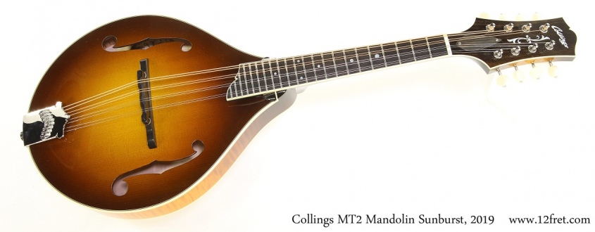 Collings MT2 Mandolin Sunburst, 2019 Full Front View