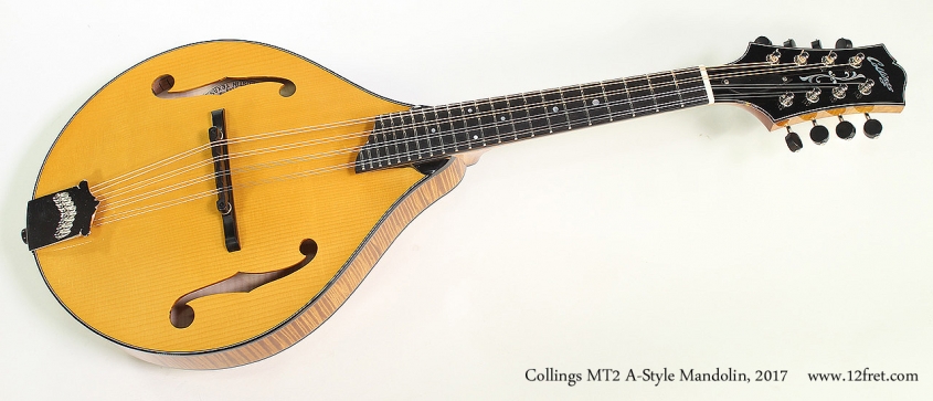 Collings MT2 A-Style Mandolin, 2017 Full Front View