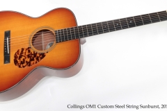 Collings OM1 Custom Steel String Sunburst, 2012 Full Front View