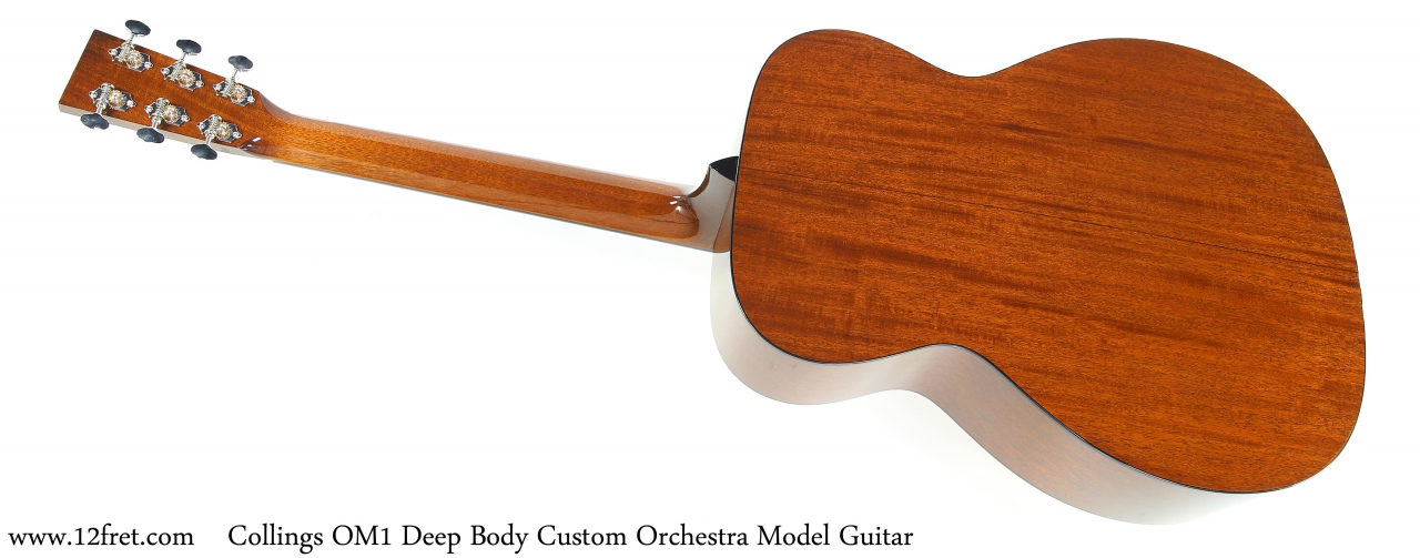 Collings OM1 Deep Body Custom Orchestra Model Guitar Full Rear View