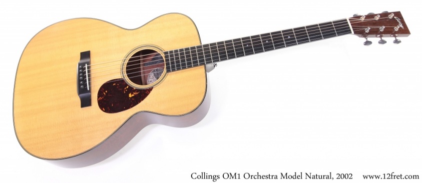 Collings OM1 Orchestra Model Natural, 2002 Full Front View