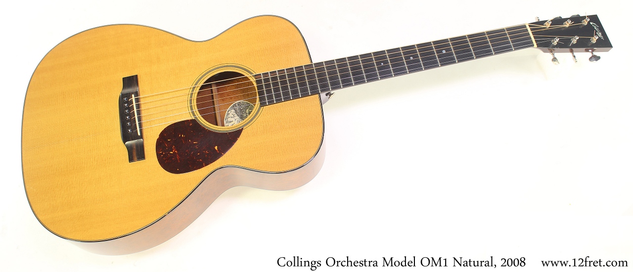 Collings Orchestra Model OM1 Natural, 2008 Full Front View