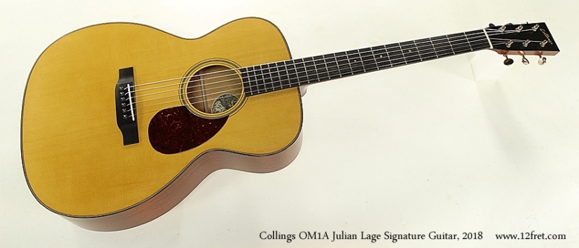 Collings OM1A Julian Lage Signature Guitar, 2018 Full Front View