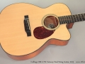 Collings OM1-CW Cutaway Steel String Guitar, 2013 Top