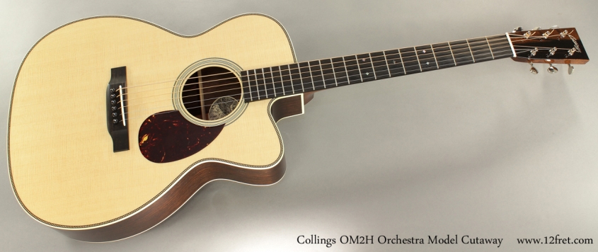 Collings OM2H Orchestra Model Cutaway full front view