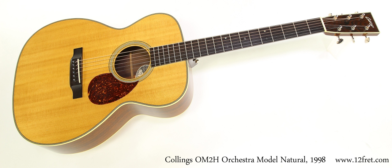 Collings OM2H Orchestra Model Natural, 1998 Full Front View