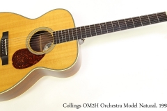 Collings OM2H Orchestra Model Natural, 1998 Full Front View