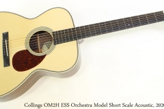 Collings OM2H ESS Orchestra Model Short Scale Acoustic, 2020 Full Front View